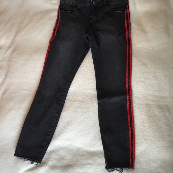 Stella BLUE high rise crop tux size STS BLue 28 - Picture 1 of 8